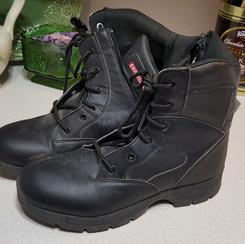 Craftsman Black Boots for Boys.